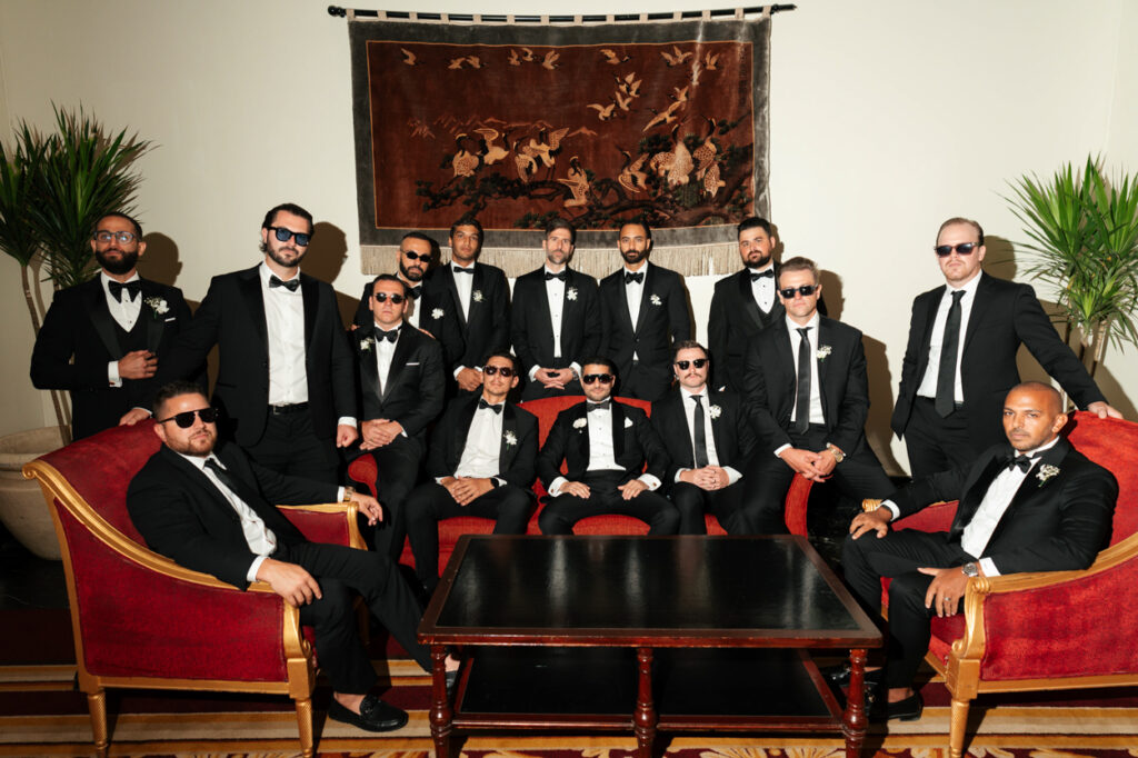 Group of men in tuxedos. | Gabys Films